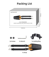 High Grade Handheld Gimbal Stabilizer Neck Shoulder Strap with Dual Hook Adjustable Buckle for RS3 Mini