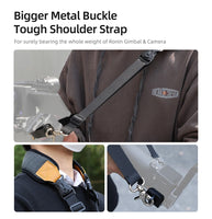 High Grade Handheld Gimbal Stabilizer Neck Shoulder Strap with Dual Hook Adjustable Buckle for RS3 Mini