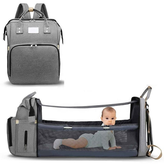 Multifunctional Travel Diaper Waterproof Maternity Handbag Stroller baby Nappy Bag Bed