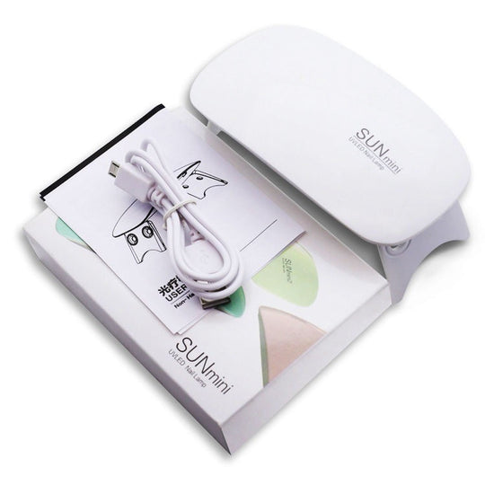 Portable Gel Light Mouse Shape Pocket Size Nail Dryer with USB Cable for All Gel Polish(Bulk 3 Sets)