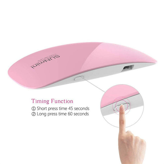 Portable Gel Light Mouse Shape Pocket Size Nail Dryer with USB Cable for All Gel Polish