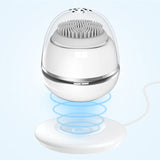 Electric Rechargeable Sonic Scrubber Silicone Facial Cleansing Brush For Face Cleaning Skin Pore Shrinking(Bulk 3 Sets)