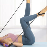 Indoor Exercise Portable Multi functional Yoga Stick Pilates Bar Kit with Resistance Band(Bulk 3 Sets)