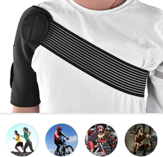 Shoulder Support Breathable Neoprene Brace for Injury Prevention Pain Relief (Bulk 3 Sets)