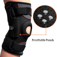 Neoprene Strong Support Sports Hinged Knee Pads Knee Brace