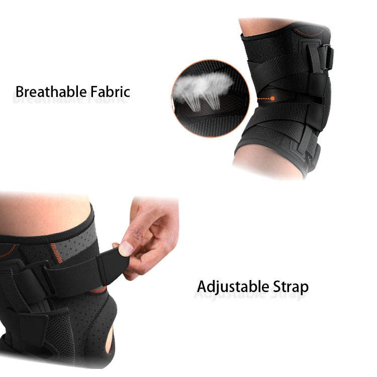 Neoprene Strong Support Sports Hinged Knee Pads Knee Brace