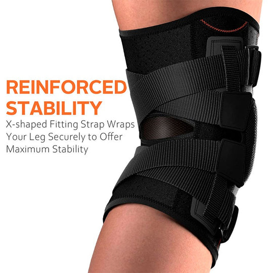 Neoprene Strong Support Sports Hinged Knee Pads Knee Brace