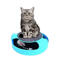 All cats Interactive Cat Tunnel Toy Moving Mouse Rotating Smart Toys for Cat(Bulk 3 Sets)