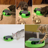 All cats Interactive Cat Tunnel Toy Moving Mouse Rotating Smart Toys for Cat(Bulk 3 Sets)