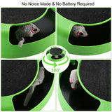 All cats Interactive Cat Tunnel Toy Moving Mouse Rotating Smart Toys for Cat(Bulk 3 Sets)