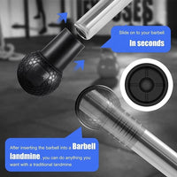 Soft Sport Rubber Landmine Attachment for Barbell Turn any surface into a Barbell