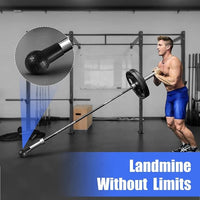 Soft Sport Rubber Landmine Attachment for Barbell Turn any surface into a Barbell