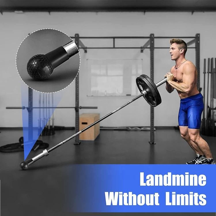 Soft Sport Rubber Landmine Attachment for Barbell Turn any surface into a Barbell(Bulk 3 Sets)