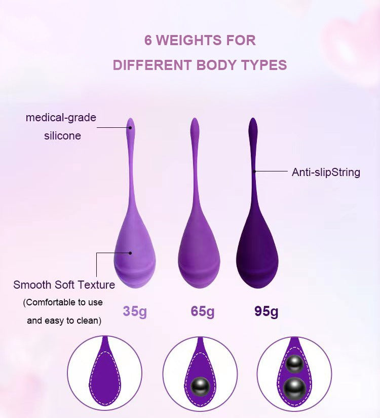 Kegel Balls Weights Kit Exercise Pelvic Vaginal Tightening