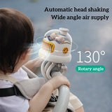 Stroller Fan Student Dormitory Silent Usb Clip Octopus Children Handheld Stroller Fan Leafless(10 Pack)