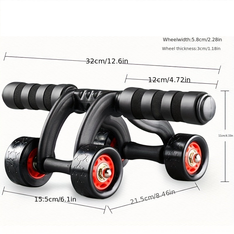 Perfect Power fitness Multifunctional Fitness Equipment Product 4 Wheel Exercise AB Wheel