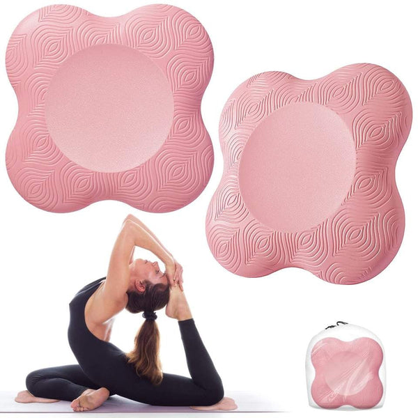 Yoga Knee Pad Cushion Extra Thick for Knees Elbows Wrist Hands Head Foam Pilates Kneeling pad(2 Pcs)(Bulk 3 Sets)