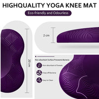 Yoga Knee Pad Cushion Extra Thick for Knees Elbows Wrist Hands Head Foam Pilates Kneeling pad(2 Pcs)