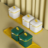 Multi Grid Seasoning Box moisture Proofseasoning Condimnet Jar Set(Bulk 3 Sets)