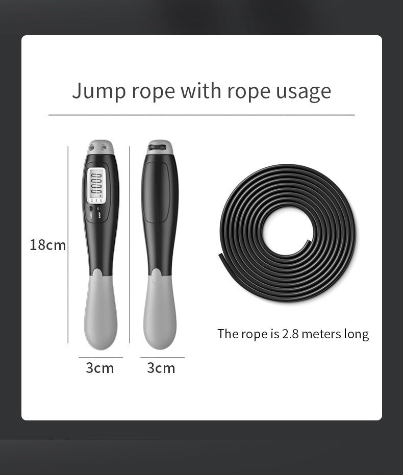 Electronic Digital Cordless Jump Ropes for Calorie Consumption Fitness Body Building Exercise