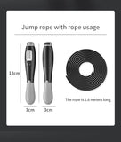 Electronic Digital Cordless Jump Ropes for Calorie Consumption Fitness Body Building Exercise(Bulk 3 Sets)