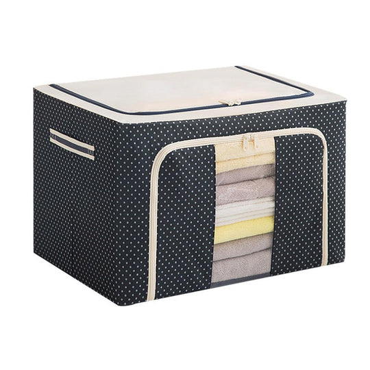 Oxford cloth Steel Frame Stackable Container Organizer quilt storage box(10 Pack)