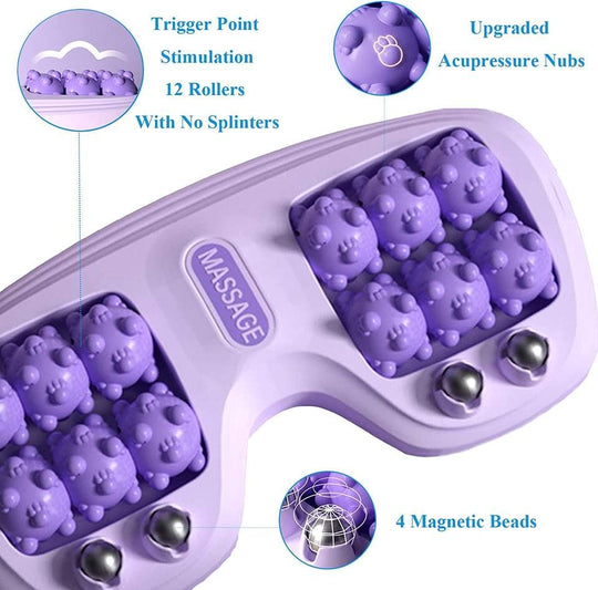 Refelxology Rolling Massage beads Texture Roller 3D Floating Point Tool Foot Massage Roller Mat