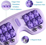 Refelxology Rolling Massage beads Texture Roller 3D Floating Point Tool Foot Massage Roller Mat(10 Pack)