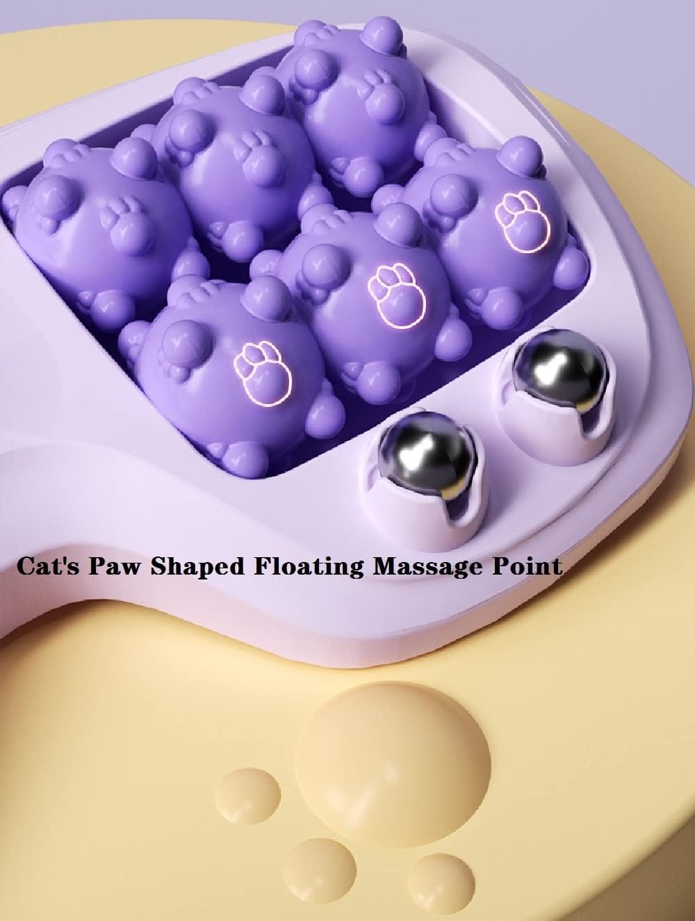 Refelxology Rolling Massage beads Texture Roller 3D Floating Point Tool Foot Massage Roller Mat