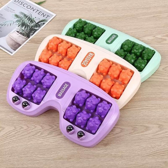 Refelxology Rolling Massage beads Texture Roller 3D Floating Point Tool Foot Massage Roller Mat