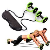 Double Ab Roller Wheel Fitness Abdominal Muscle Trainer