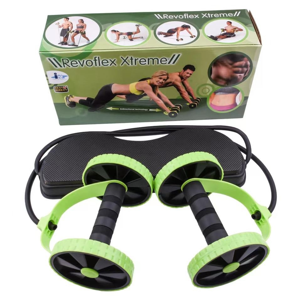 Double Ab Roller Wheel Fitness Abdominal Muscle Trainer (Bulk 3 Sets)