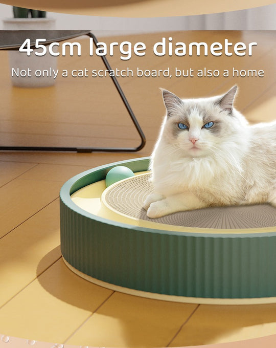 Cat Wheel funy Scratching board With Balls