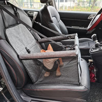 Foldable Luxury Dog Car Seat Bed Adjustable Car Dog Seats Waterproof Small Dog Car Seat Pet
