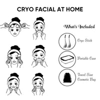 Cryo Sticks Gua Sha Stainless Steel for Facial Massage(Bulk 3 Sets)