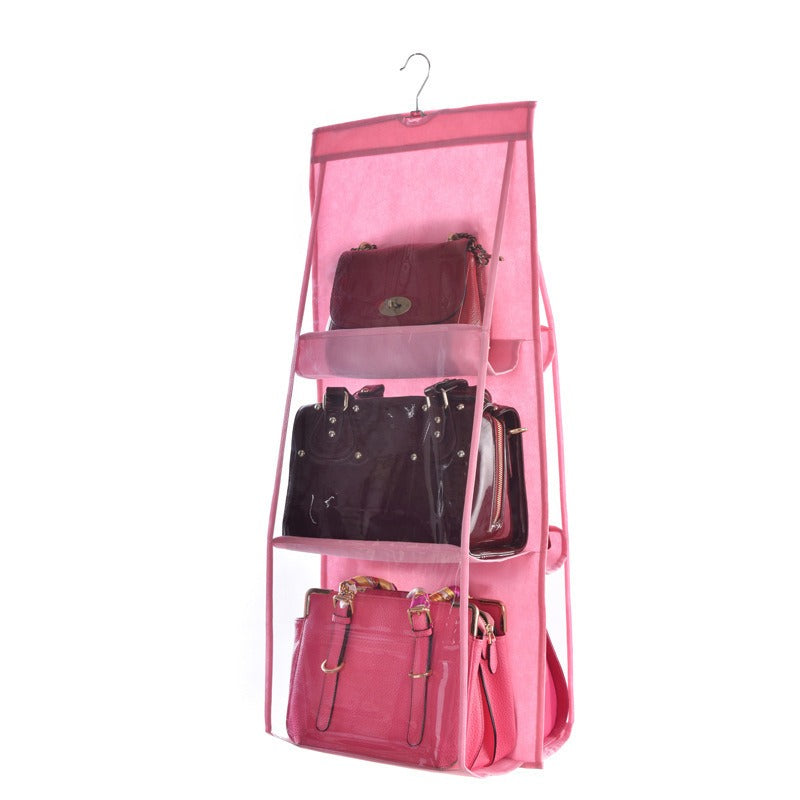 Hanging Purse Handbag Organizer Clear Hanging Shelf Bag Collection Storage