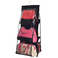 Hanging Purse Handbag Organizer Clear Hanging Shelf Bag Collection Storage(Bulk 3 Sets)