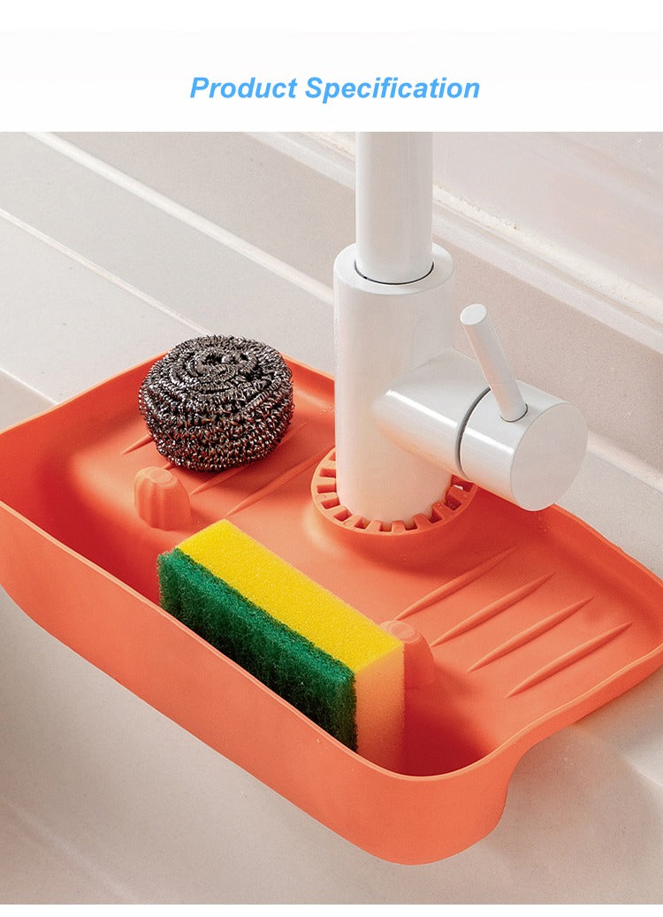 Splash Faucet Drain Gaurd Rack Super Absorbent Fast Drying Mat Sink Gadget Drip Catcher For Kitchen Rag Sponge Brush