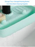 Splash Faucet Drain Gaurd Rack Super Absorbent Fast Drying Mat Sink Gadget Drip Catcher For Kitchen Rag Sponge Brush(Bulk 3 Sets)