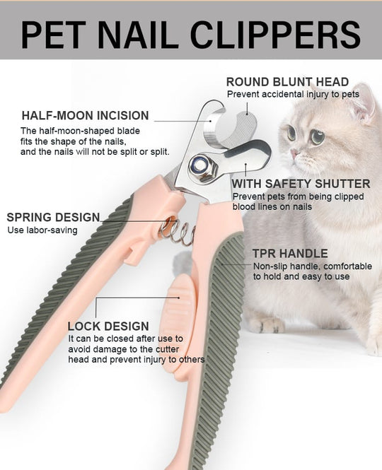 Upscale Pet Nail Clippers Grooming Dog Nail Clippers With Safety Guard(10 Pack)