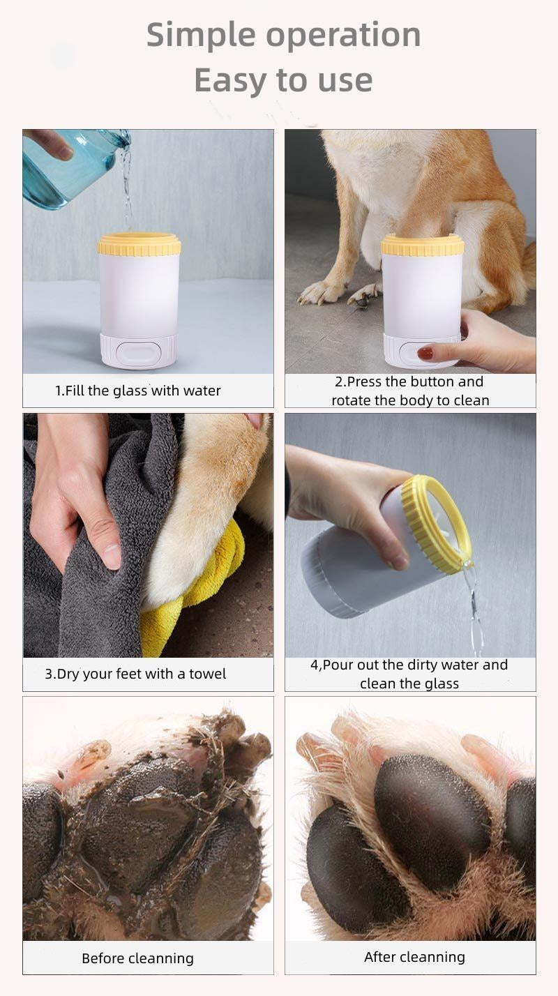 Pet Paw Washing Accesories Cup Dog Paw Cleaner Ideal Gift