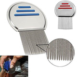 Lice Comb Stainless Steel Professional Lice Combs and Best Results for Infection and Re-infection in Kids & Adults, Head Lice Treatment to Effectively Get Rid of Hair Lice and Nits