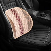 Adjustable Back Support Cushion, Mesh Car Back Support for Car Home Office Chair Air Flow, Mesh Back Support Rest Support Cushion, Beige (Bulk 3 Sets)