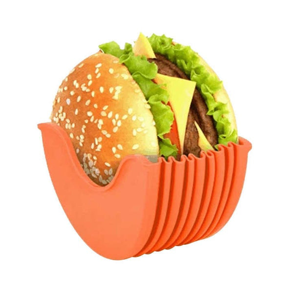 Perfect Gift Retractable Fixed Box Hamburger Holders for Burger Lovers Adults and Children(10 Pack)
