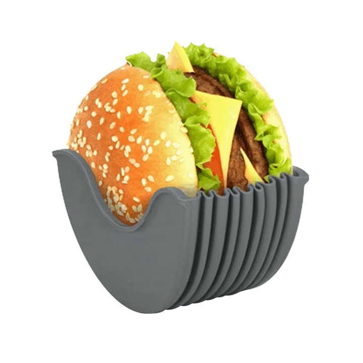 Perfect Gift Retractable Fixed Box Hamburger Holders for Burger Lovers Adults and Children