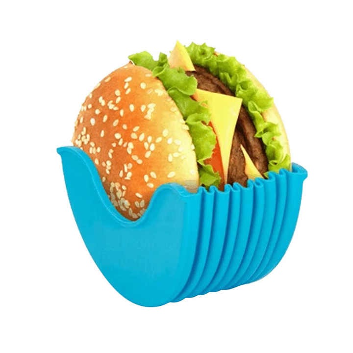 Perfect Gift Retractable Fixed Box Hamburger Holders for Burger Lovers Adults and Children