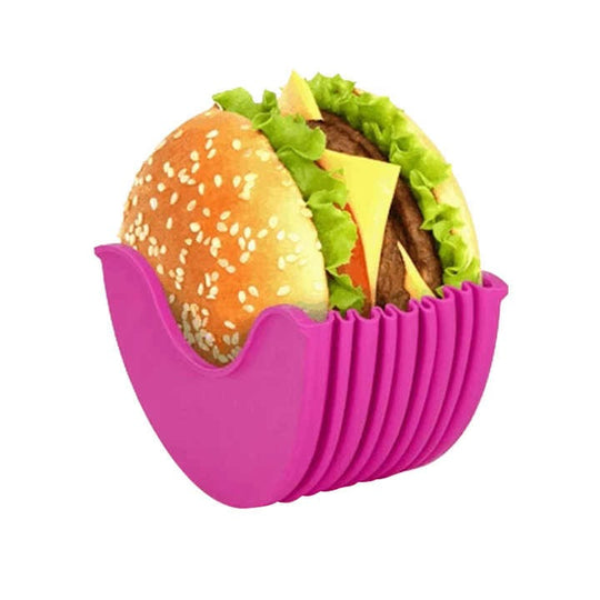 Perfect Gift Retractable Fixed Box Hamburger Holders for Burger Lovers Adults and Children