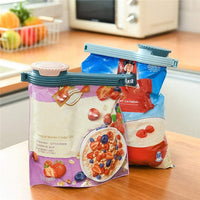 Bag Clips Plastic Removable Rotating Lid Large Discharge Nozzle Seal And Pour Food Storage Snack Bag Clips