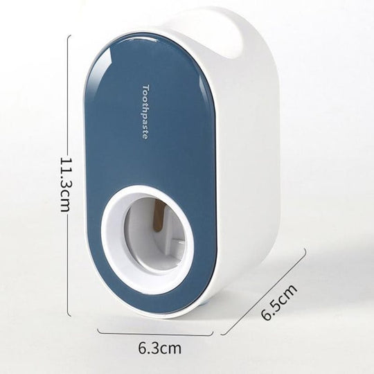 Automatic Toothpaste Dispenser Wall-Mounted and Toothpaste Rack Free/Punch Free Toothpaste Squeezer