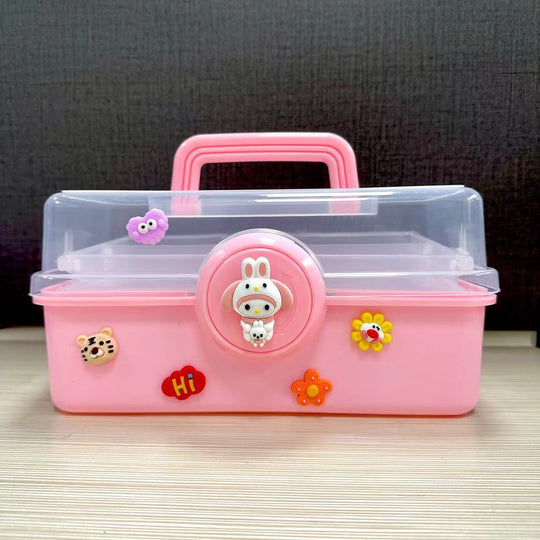 Children Hair Accessories Storage Gift Box & Electric Lunch Box Pack